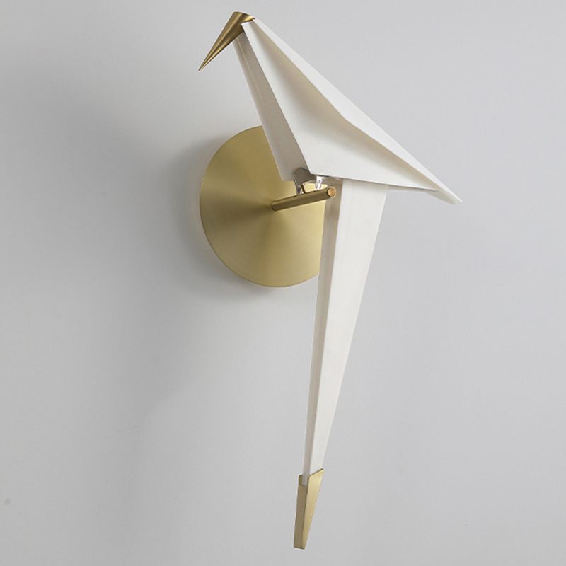 Nordic Style Metal Wall Light Bird Shape LED Wall Sconce for Living Room