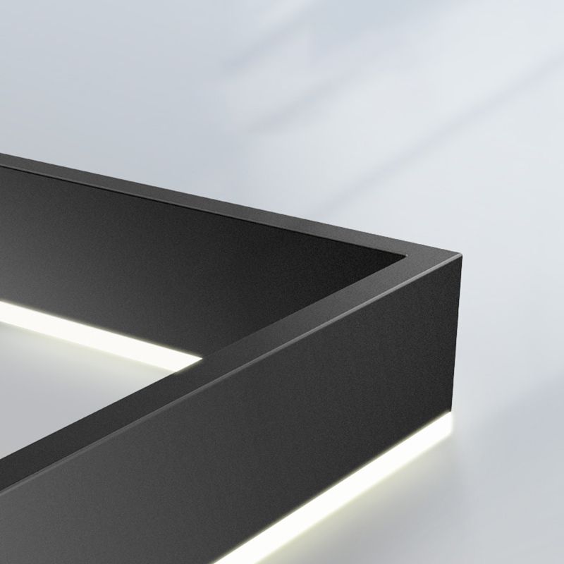 Múltiples cuadrados accesorios de iluminación colgante de araña moderna para comedor