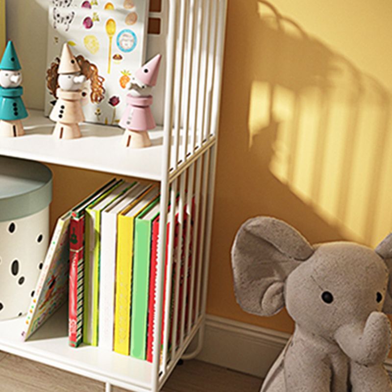 Scandinavian Metal Bookshelf Metal Standard Open Back Bookcase