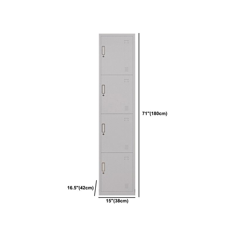 Contemporary Hinged Wardrobe Cabinet Steel Wardrobe Closet for Home