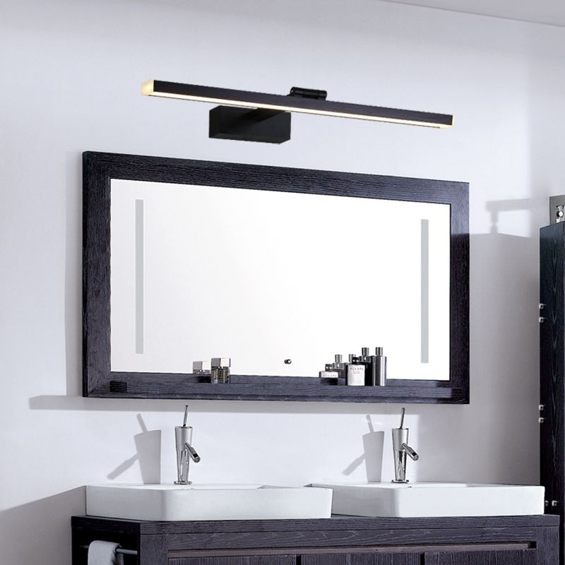 Postmodern Style Linear Vanity Sconce Light Bathroom Aluminum LED Wall Lighting