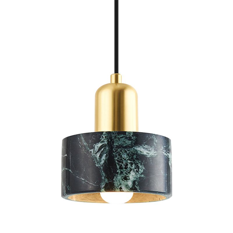 Marbre minimaliste pendentif léger d'éclairage suspendu pour la chambre à coucher pour la chambre