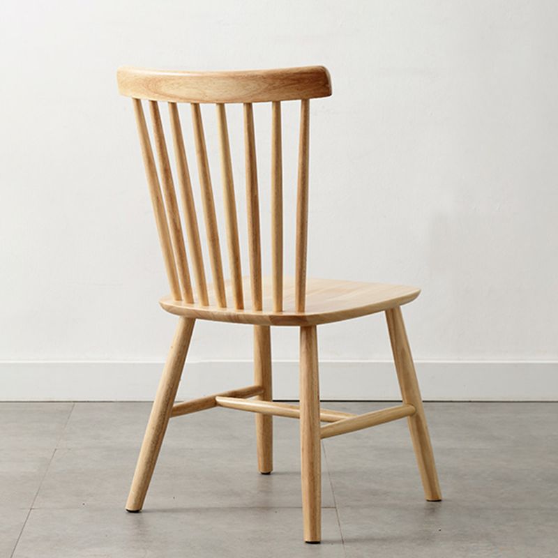 Wood Modern Style Dining Chair Windsor Back Side Chair for Dining Room
