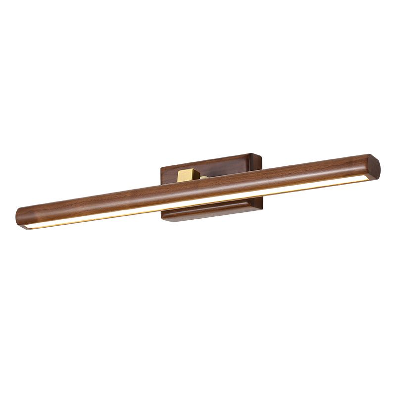 Lineaire wandlicht SCONCE HEDENDAAGE HOUTE LED BADADHAIL WANDELLICHTING BELAND IN BRUIN