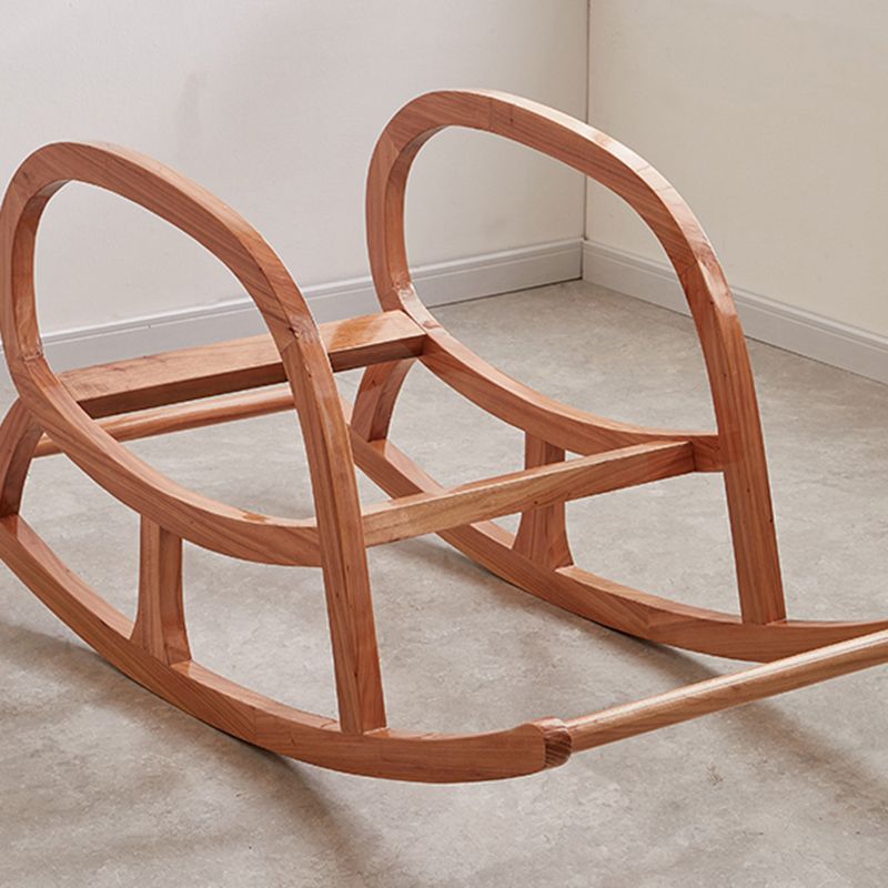 Modern Textured Rocking Chair Removable Cushions Rocker Chair for Living Room