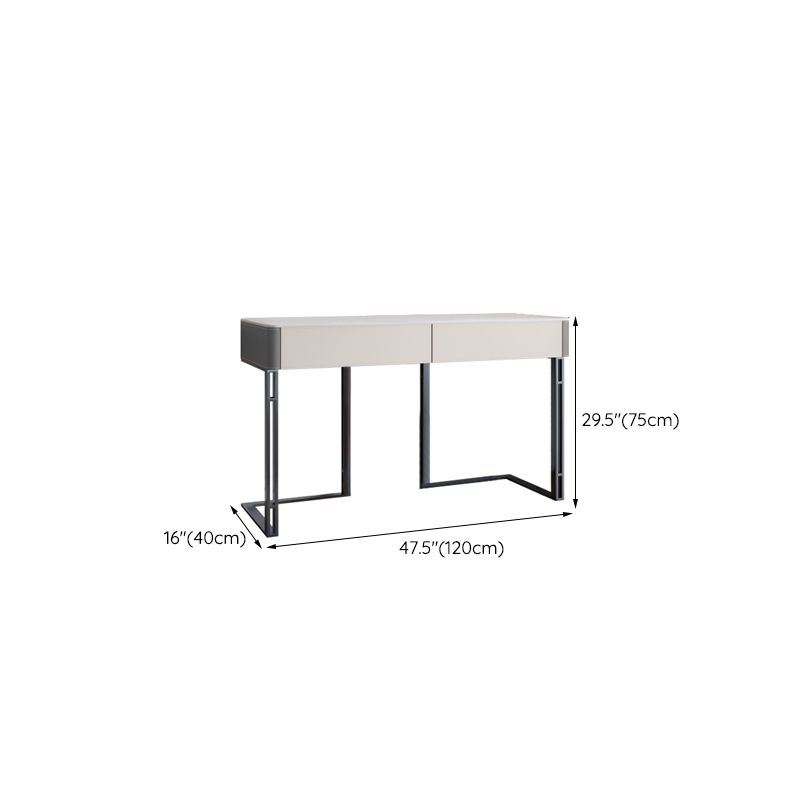 Contemporary Pine Makeup Vanity Desk with Drawers Vanity Makeup Table Set