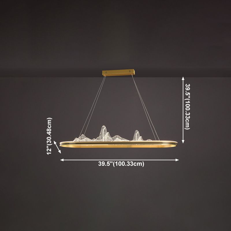 Nordic Modern Dining Island Light Küche LED -Decke Hängende Leuchte