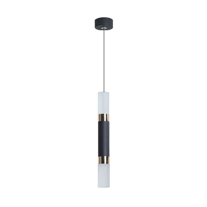 Plafonnage suspendu à suspension LED minimaliste suspension cylindrique suspension