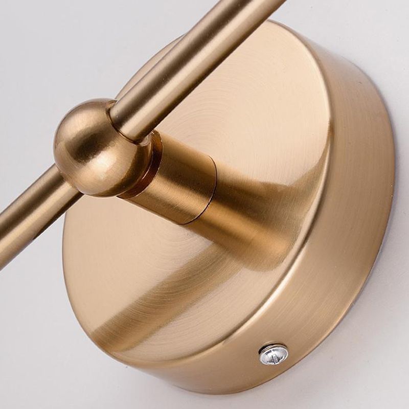 Contemporary Ball Shape Wall Light with Glass Shade for Living Room