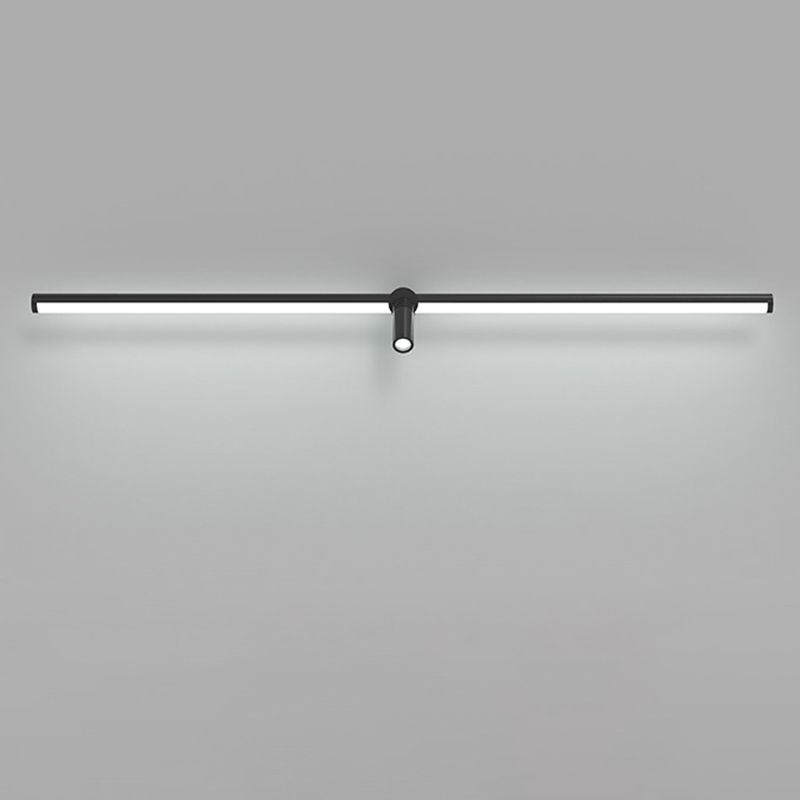 Moderne minimalistische stijl lineaire ijdelheid muur verlichting armaturen metaal 2 lichten ijdelheid lamp voor woonkamer