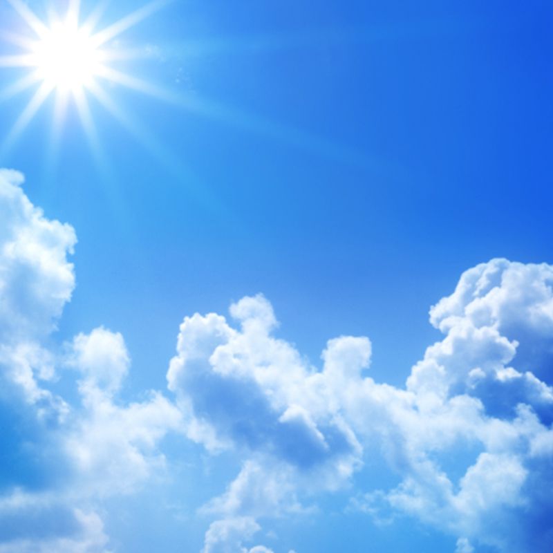 Flying-Cloud Mural Wallpaper for Living Room Sky Scene Wall Covering, Custom Printed