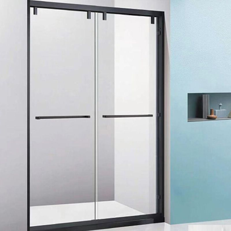 Semi Frameless Dual Move Shower Screen Clear Glass Shower Door