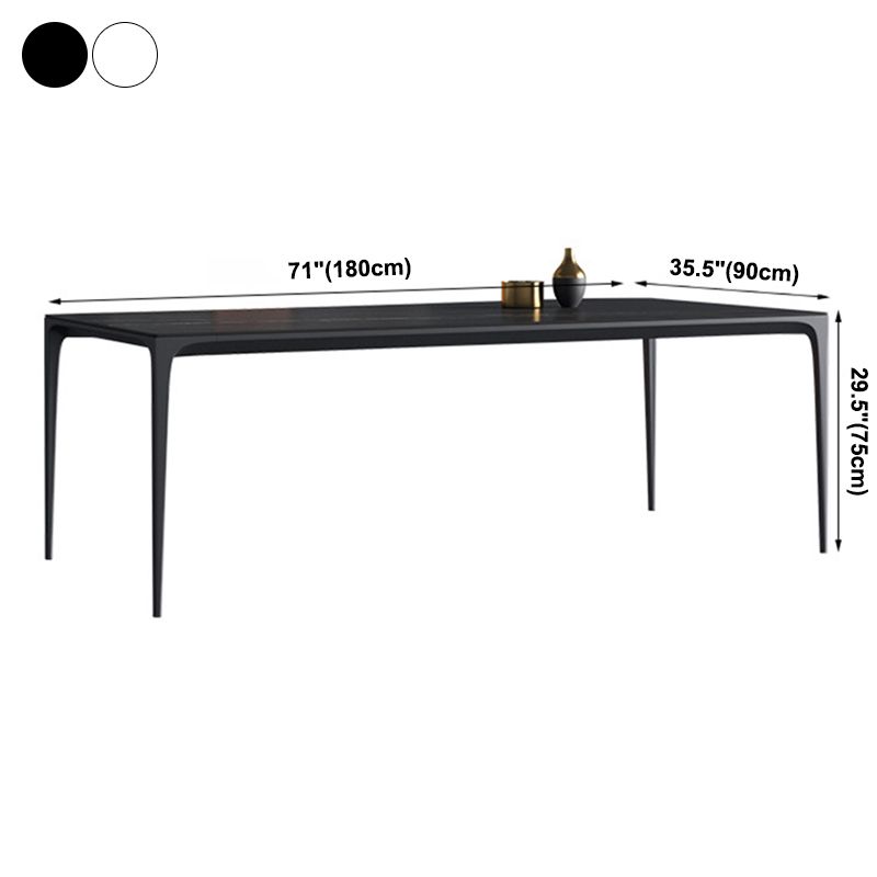 Simplicité Table de la salle à manger rectangle