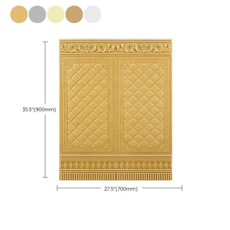 Contemporary Wall Plank 3D Print Bathroom Living Room Wall Panels Set of 10