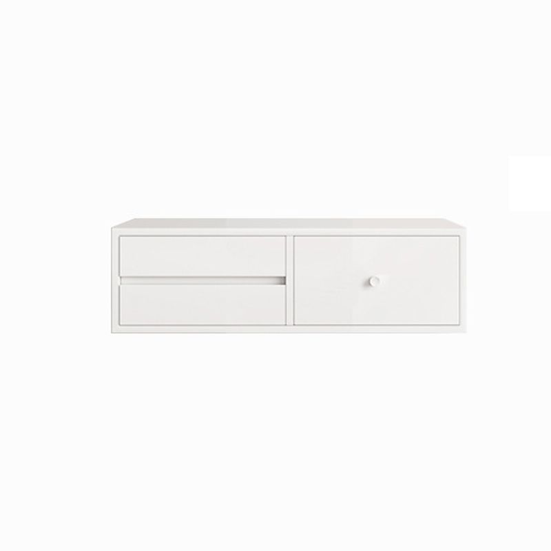 Contemporary Solid Wood Makeup Dressing Table Set with Stool