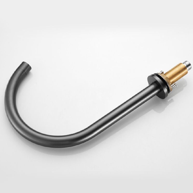 Traditional Deck Mounted Metal Tub Filler Three Handles Faucet
