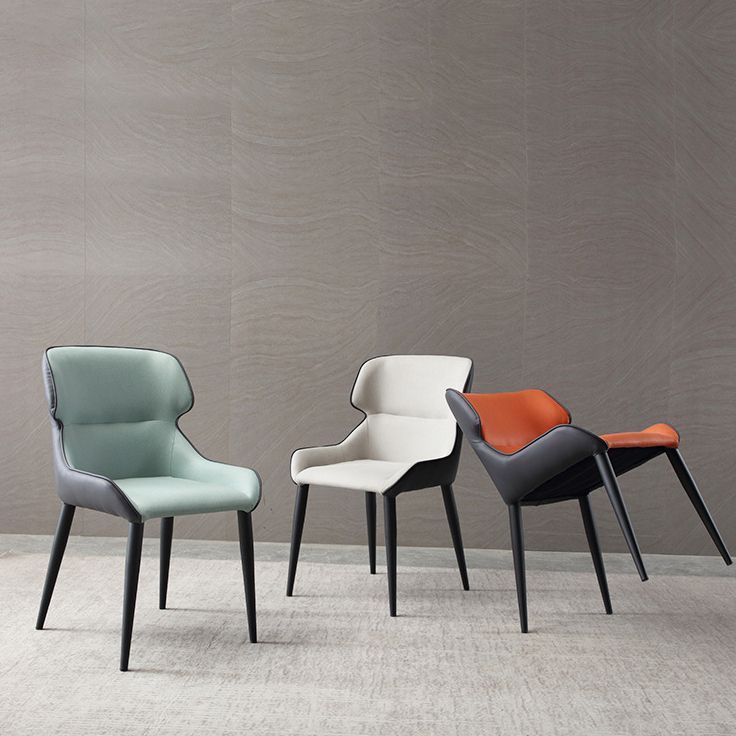 Metal Industrial Dining Kitchen Room Chair Wingback Arm Chair