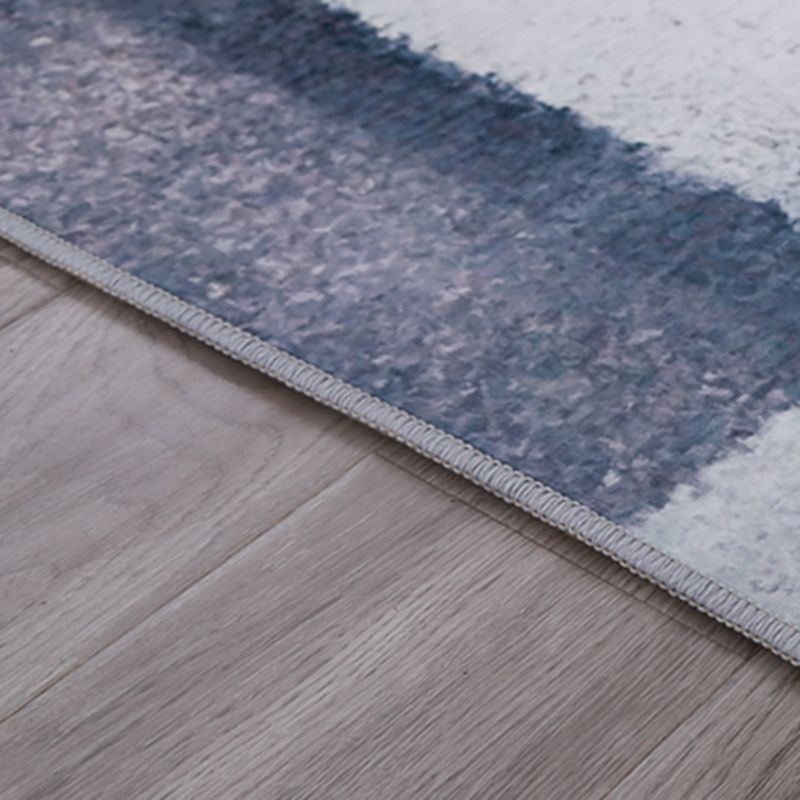 Glam Farbblock-Teppich, Polyester-Flächenteppich, schmutzabweisender Innenteppich für die Heimdekoration