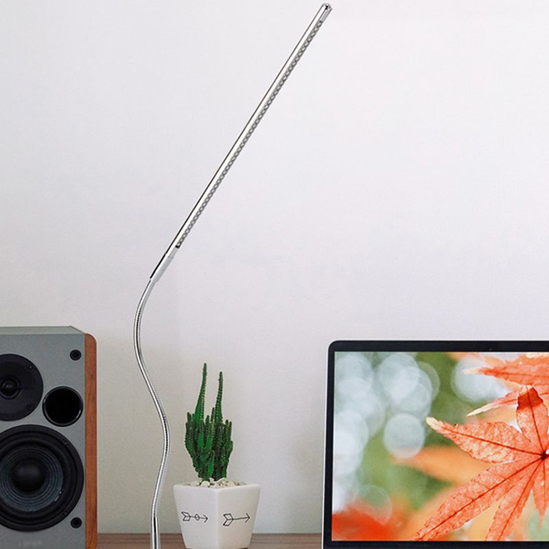 Adjustable Modern Linear Table Lamp Aluminum LED Desk Lamp for Bedroom