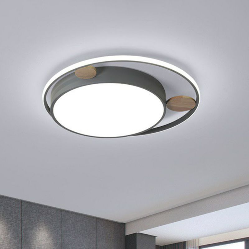 Acryl ronde LED-inbouw minimalistische inbouwplafondlamp voor kinderslaapkamer