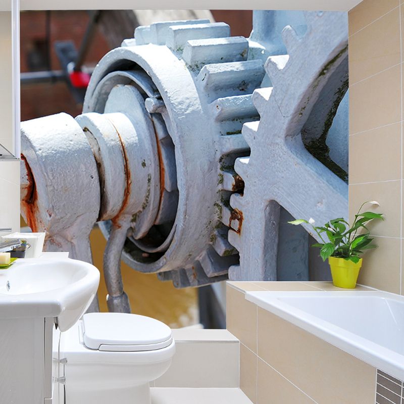 Customized Horizontal Photography Metal Mural Eco-friendly Wallpaper for Bedroom