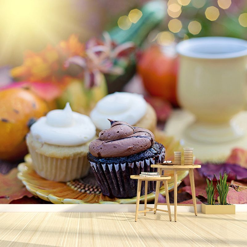 Modern Style Wall Mural Wallpaper Afternoon Tea Sitting Room Wall Mural