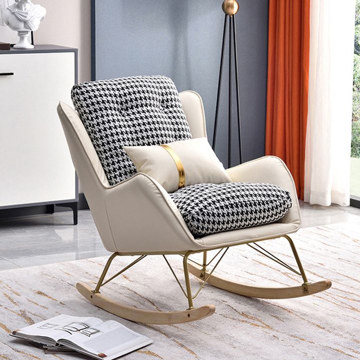 Nordic Simple Style Single Rocking Chair Leisure Home Lazy Chair