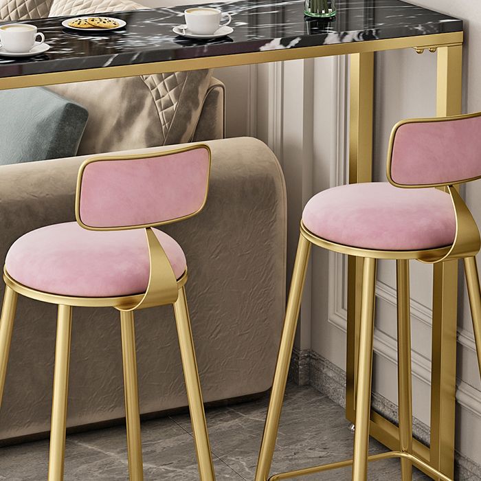 Glam Pub Table Rectangle Bar Height Bar Table for Living Room