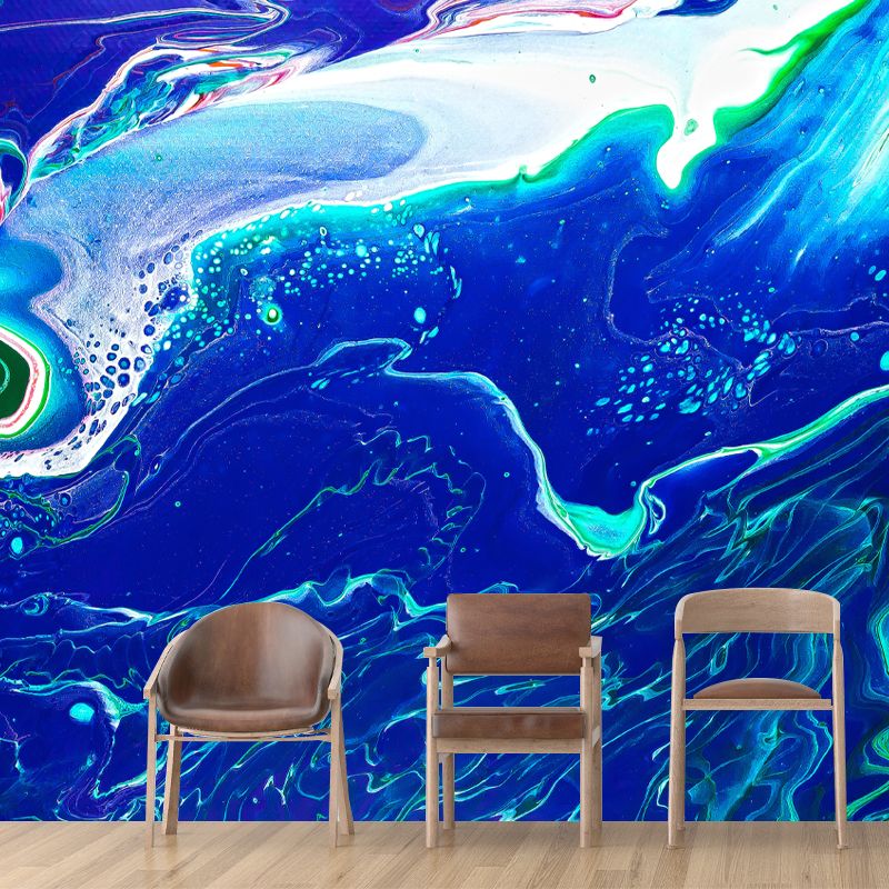 Abstract Illustration Mural Wallpaper for Guest Room Wall Decor, Made to Measure