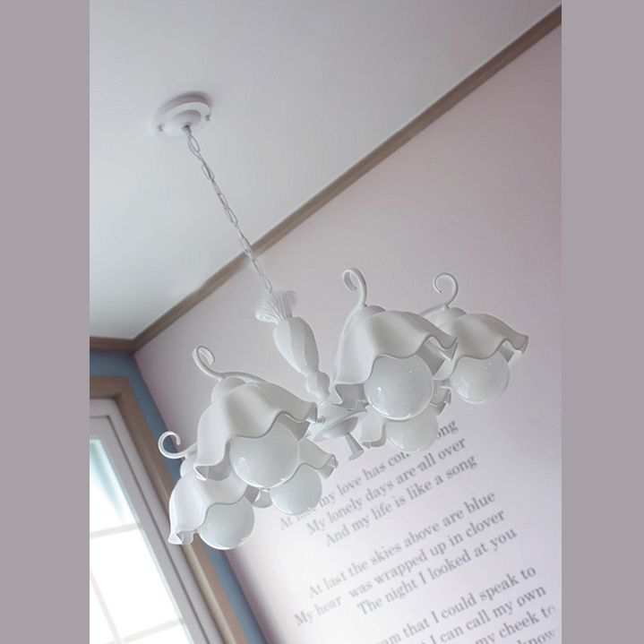 Cerámica contemporánea Luz de colgante de techo Sputnik Luz colgante de colgantes para dormitorio