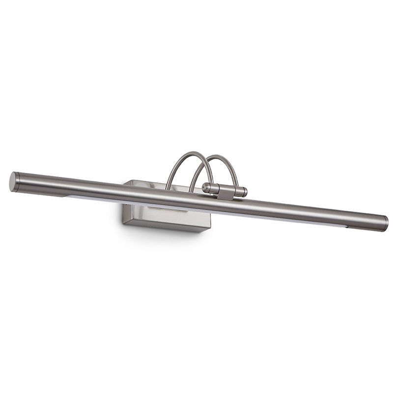 Minimalistic LED Wall Sconce Lighting Tubular Adjustable Vanity Light with Plastic Shade