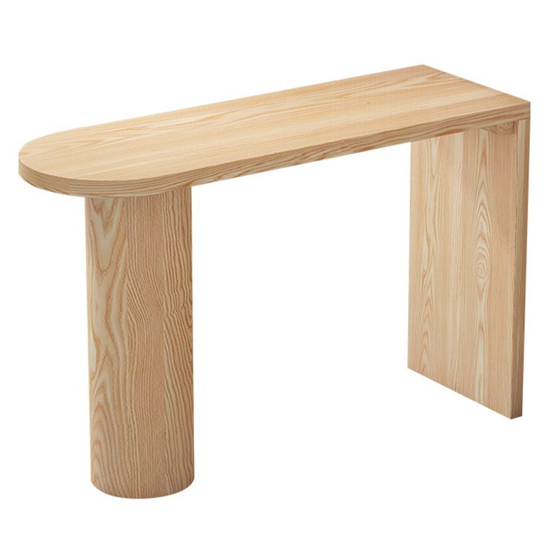 Contemporary Bar Table Solid Wood Specialty Pub Table for Outdoor