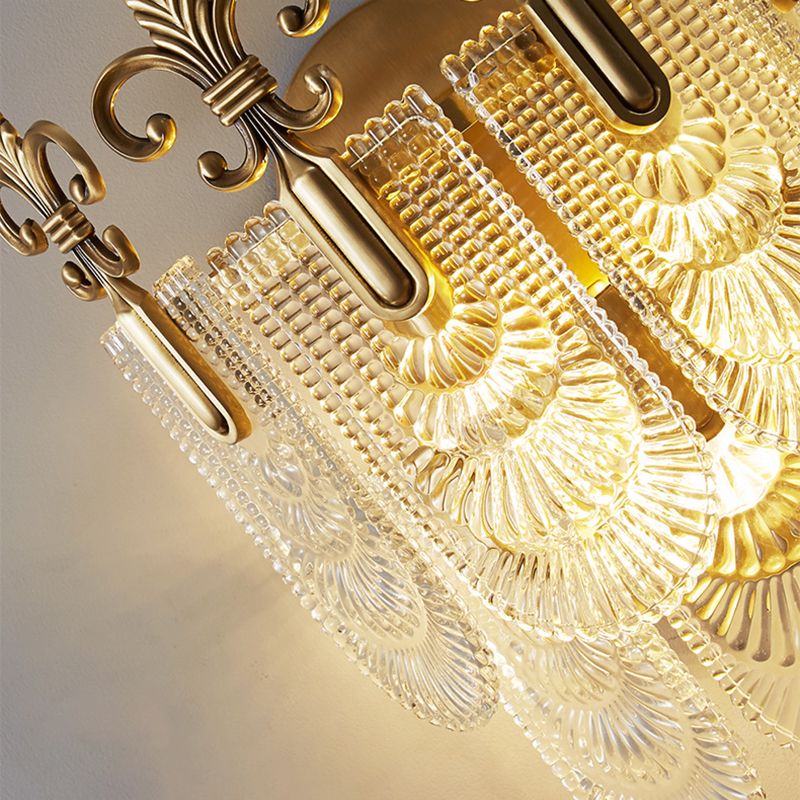 Multiple-Light Geometric Wall Sconce Light Modern Crystal Wall Sconce Lighting