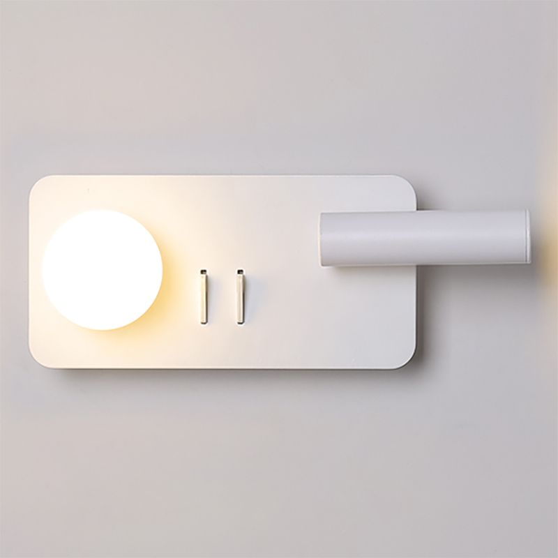 Modern Metallic Household Wall Sconce Adjustable Arm Bedroom LED Reading Lamp