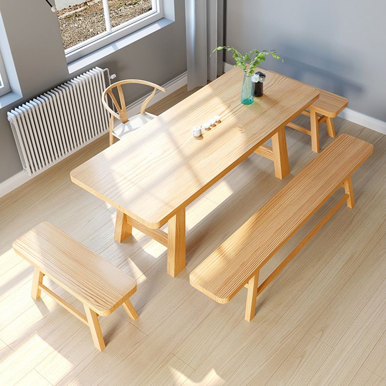 Moderno 1/2/3/4/5 Piezas Juego de comedor Pino Muebles de comedor de pino/Artículos separados