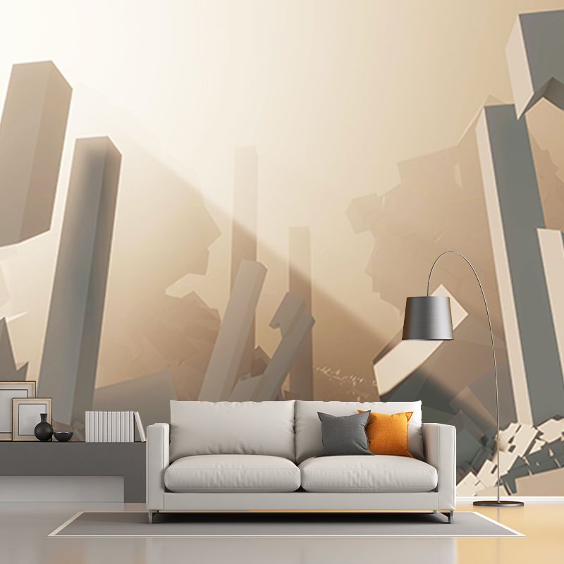 Modern Style Wall Mural Wallpaper 3D Pattern Bedroom Wall Mural