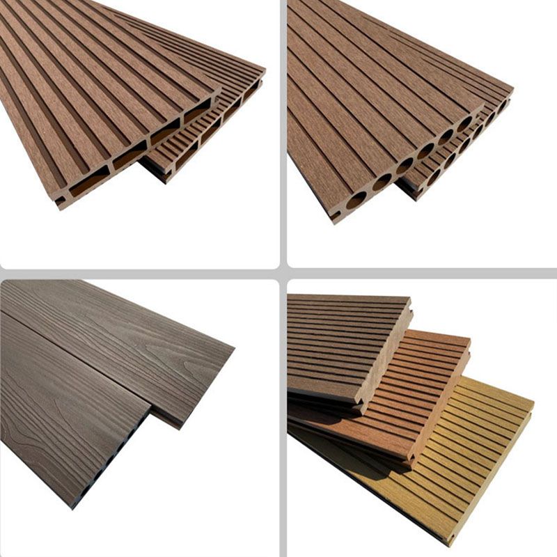 Polypropylene Patio Flooring Tiles Embossed  Nailed Tile Set