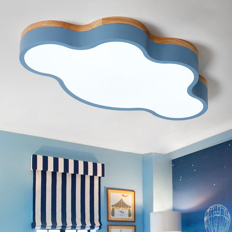 1-Light Flush Mount Nordic Macarons Flush Mount Ceiling Beleuchtung Befestigung