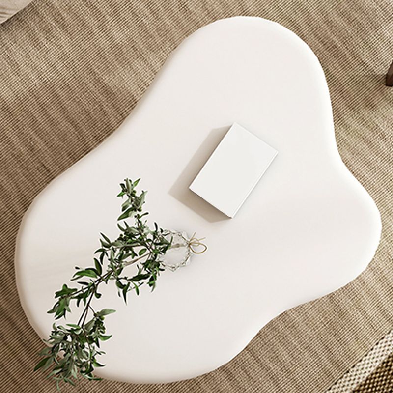 Scandinavian Coffee Table 4 Legs  & Free form Wooden in White