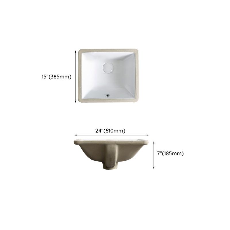 Rectangular and Oval Vessel Sink with No Craftsmanship Basin Sink(Not Including Faucet)