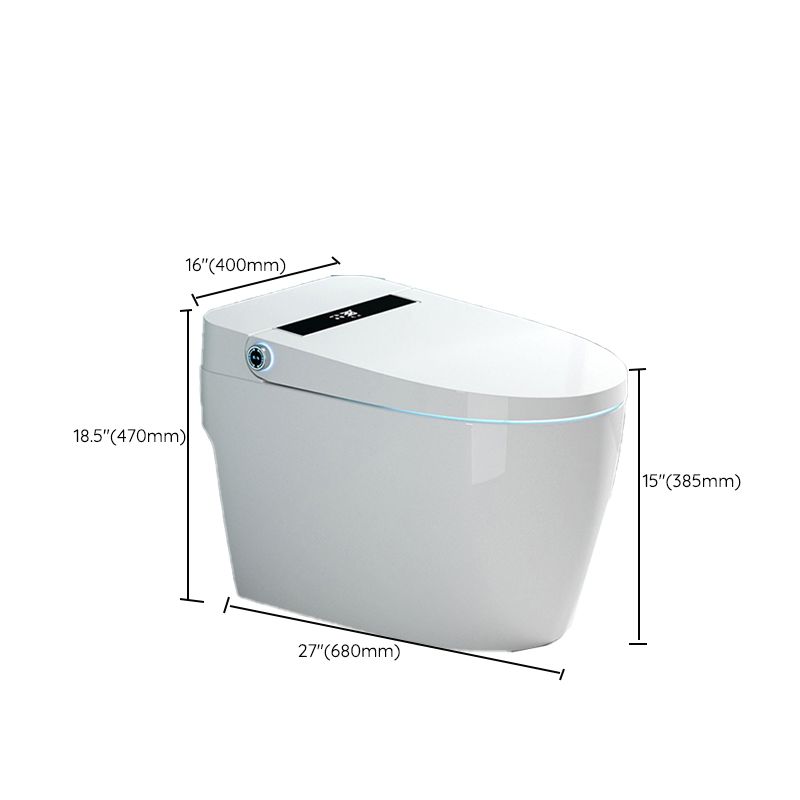 One Piece Toilet Modern Porcelain Floor Mounted Flush Toilet