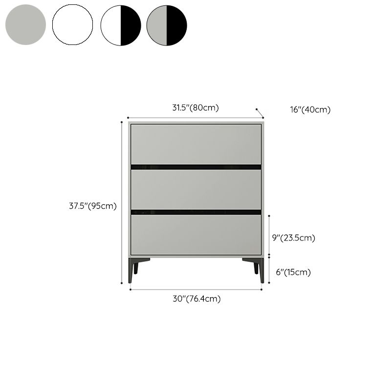 15.6-inch Width Modern Storage Chest Stone Storage Chest Dresser