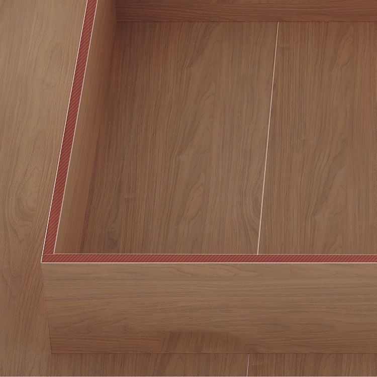 Espresso Platform Bed Frame Solid Wood Platform Bed Mid-Century Modern