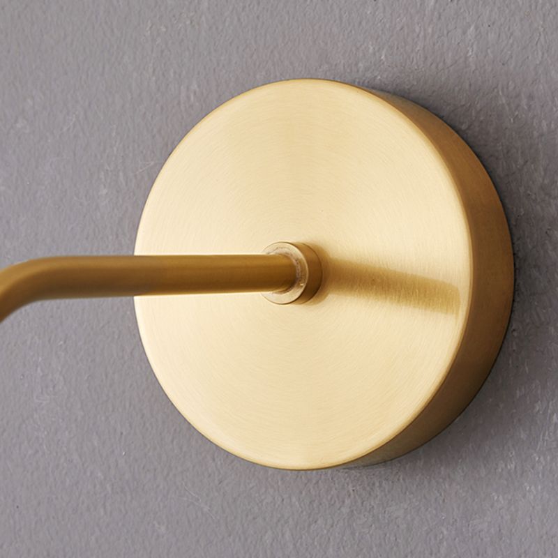 Postmodern Wall Light Sconce Geometric Glass Wall Light Fixture for Bedroom