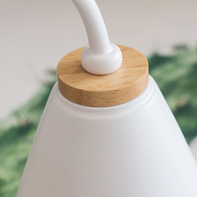 Einfache hölzerne Wandleuchten mit einem Kopf moderne Wandleuchte für Schlafzimmer