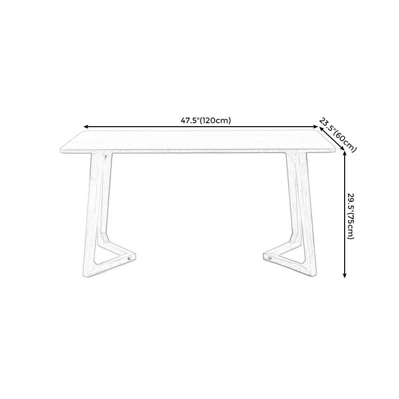 Sleigh Shaped Base Design Walnut/wood Rubber Wood Rectangular & Oval Coffee Table