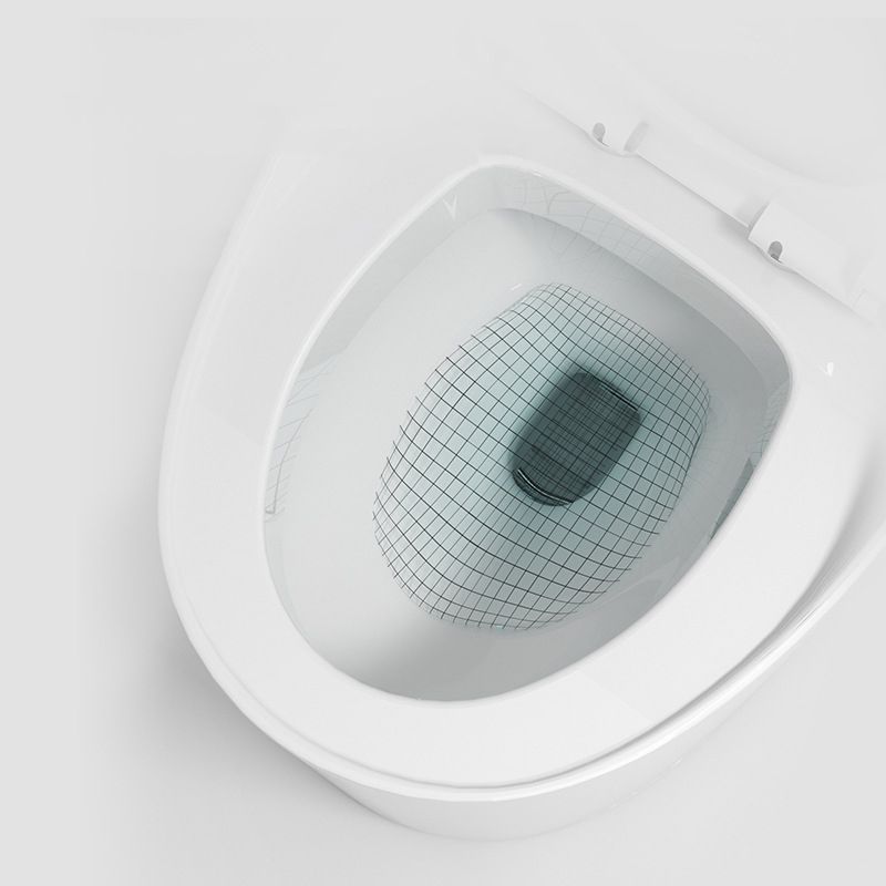 Modern Floor Mount Toilet Siphon Ceramic Flush Toilet with Seat for Bathroom