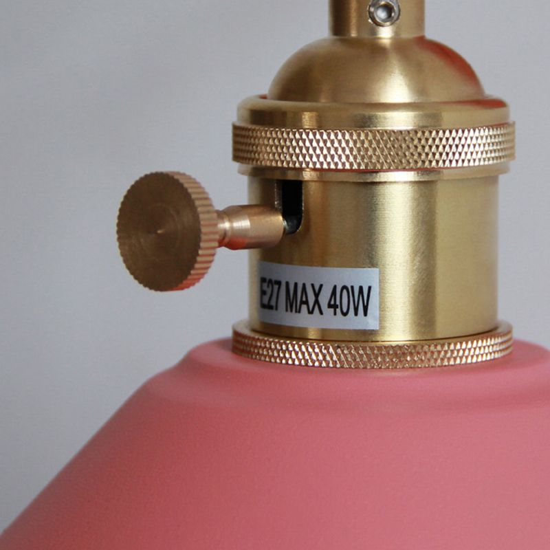 Moderne nordische Makkaron -Hängende Wandlampenmeinungskegelwandleuchte für Innenräume