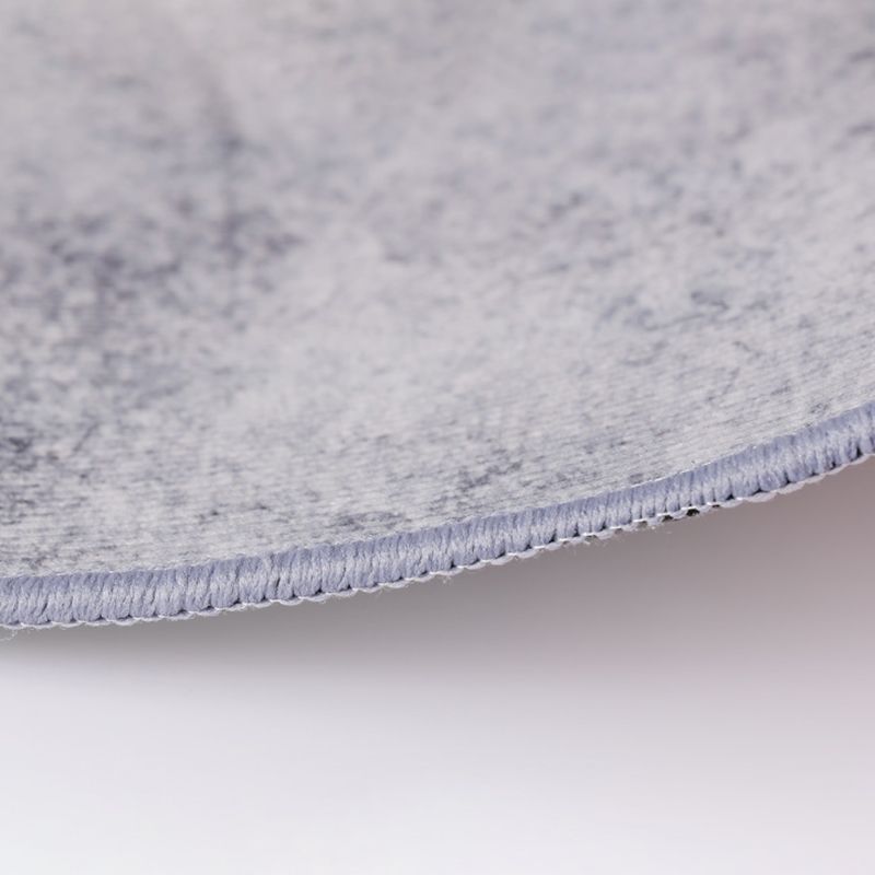 Gray Tone Simplicity Indoor Rug Polyester Mottled Effect Carpet Non-Slip Backing Rug for Living Room