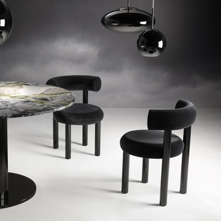 Minimalist Opening Back Dining Side Chair Metal Kitchen Dining Side Chair